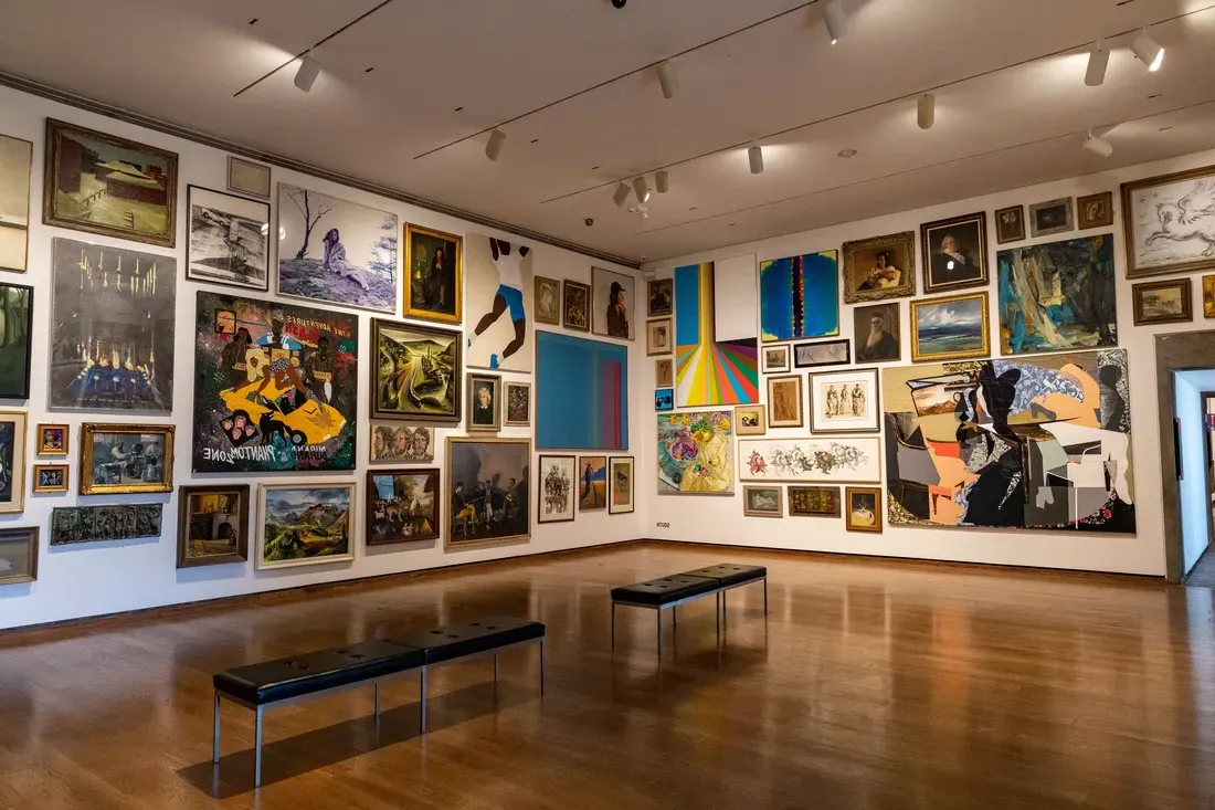 Photo gallary in the Everson Museum in Downtown Syracuse.